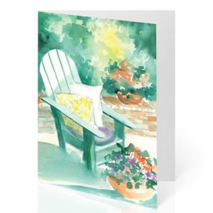 "Summer Retreat" Notecard