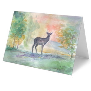 “Deer Sighting” Notecard