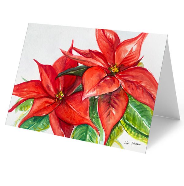 “Poinsettia Power” Christmas Card