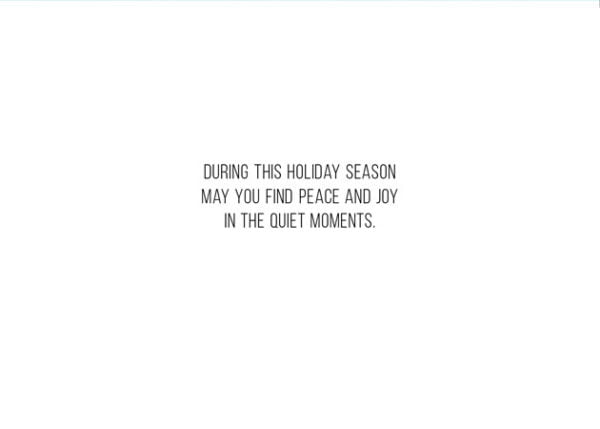 “Quiet Moments” Christmas Card - Image 2